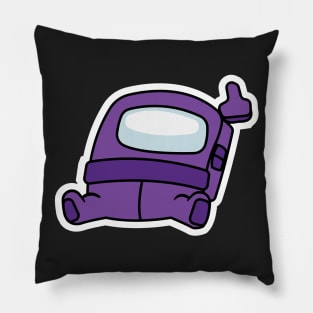 Purple Sus Sign #2 Pillow