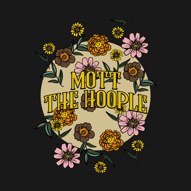 Mott the Hoople Name Personalized Flower Retro Floral 80s 90s Name Style by Ancientdistant