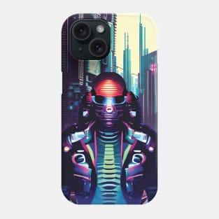 Zyrach Alien Punk Cyborg In The Cyber City Phone Case