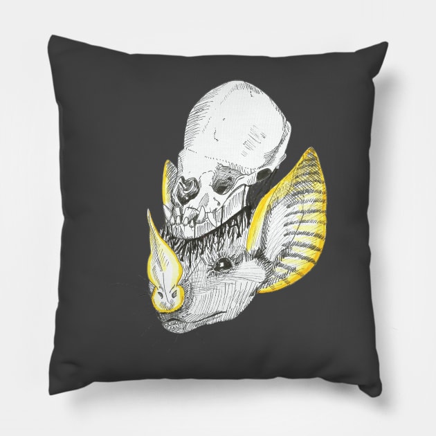 Bat layers Pillow by Créa'RiBo