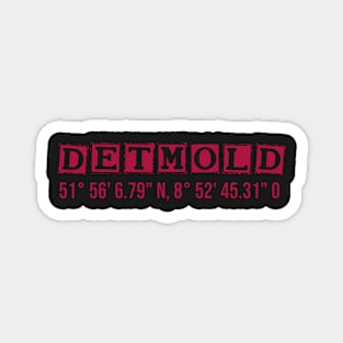 Detmold Coordinates Magnet