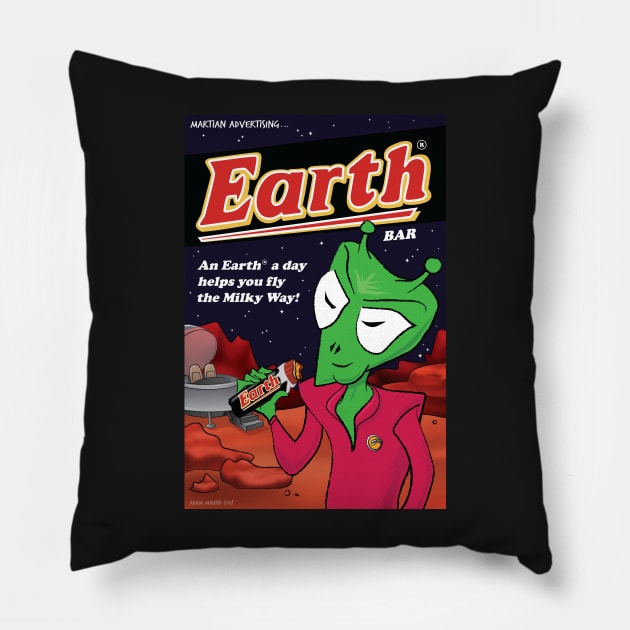 Martian Advertising Pillow by StarToons