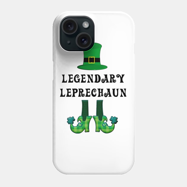 St Patrick's St Paddy's St Patty's Day Legendary Leprechaun Phone Case by familycuteycom