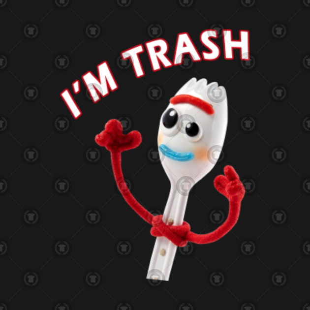 Forky I'm trash - Forky - Kids T-Shirt | TeePublic