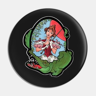 Tightrope Girl Pin