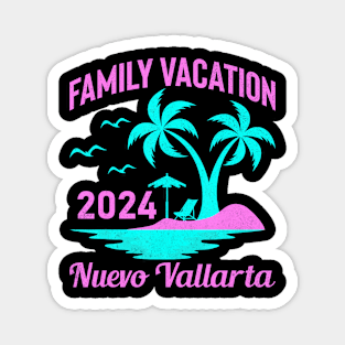 Nuevo Vallarta Beach Mexico Family Vacation 2024 Summer Magnet