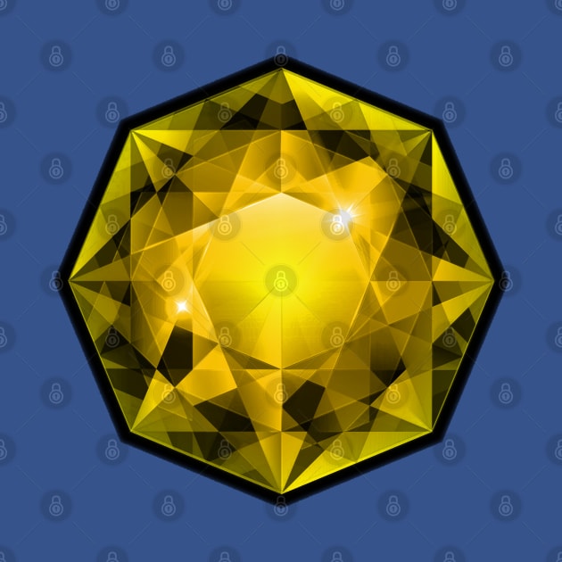 Octacore Yellow Gemstone by The Black Panther