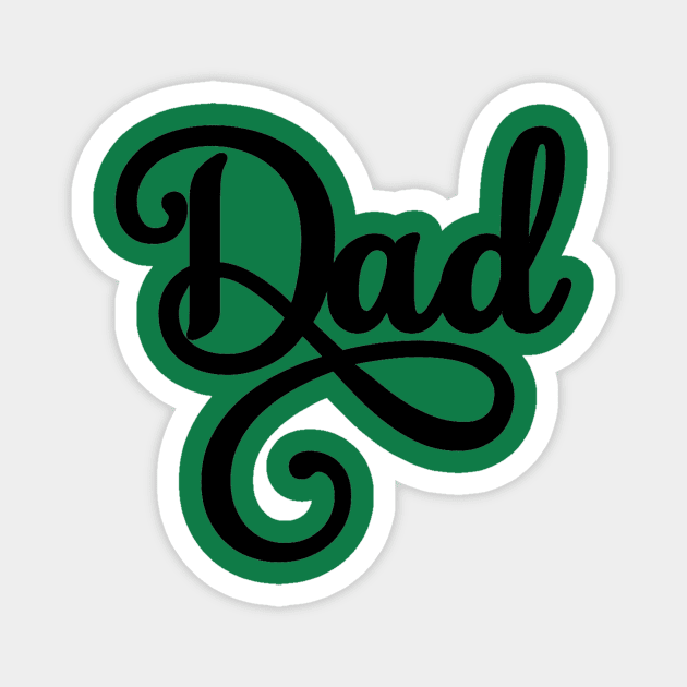 Lettering Dad Magnet by Shop Ovov