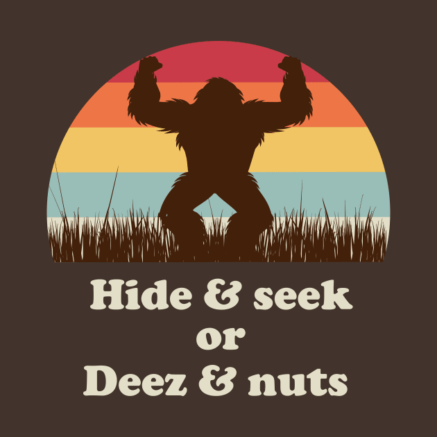 hide and seek or deez and nuts saying by SecuraArt