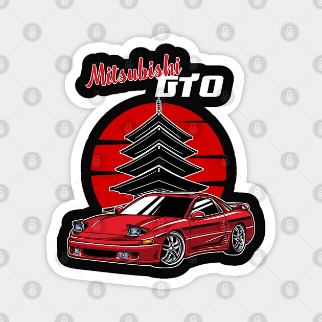 Mitsubishi GTO v2 Magnet by mirailecs