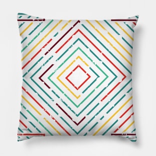 colorful abstract geometric illustration Pillow