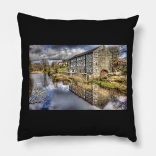 Mill on the Fleet HDR Gatehouse of Fleet Dumfries Galloway Photo Pillow