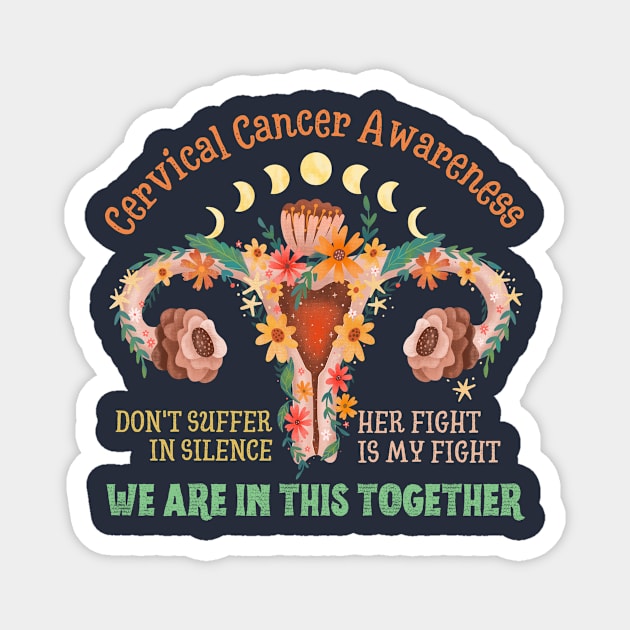 Cervical Cancer Awareness Magnet by soulfulprintss8