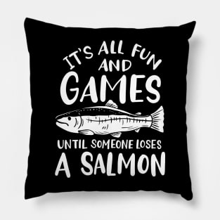 All Fun And Games Until Someone Loses A Salmon Pillow