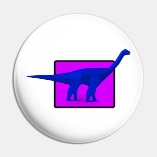 Cute Dreadnoughtus Logo Pin