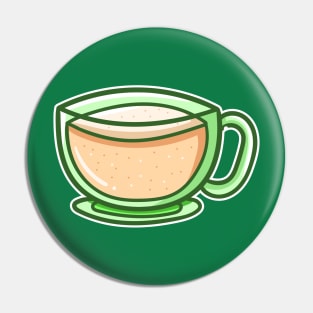 Cup of coffee kawaii Pin