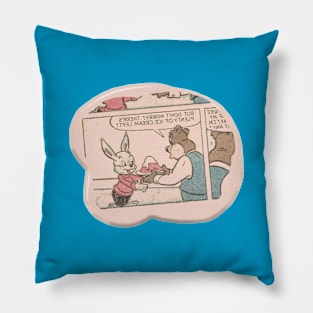 Retro Putty Comic Pillow