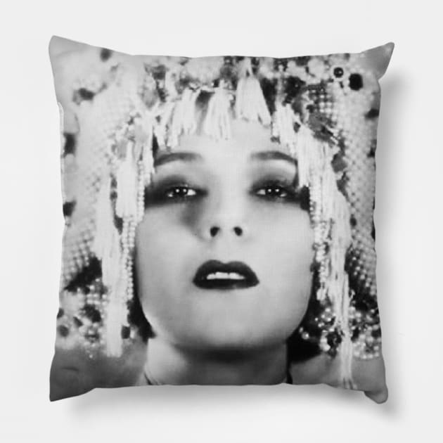 Bessie Love Pillow by SILENT SIRENS