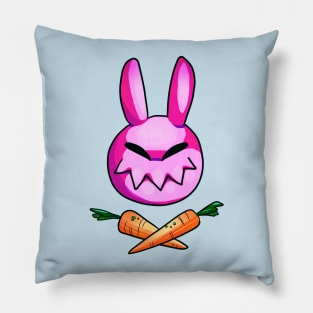 Crazy Rabbit Skull parody Pillow