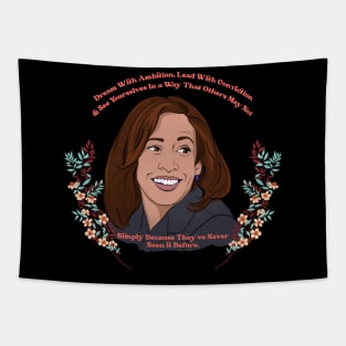 Kamala Harris: Dream With Ambition Edit Tapestry