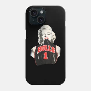 Marilyn Monroe Chicago Number One NBA Phone Case