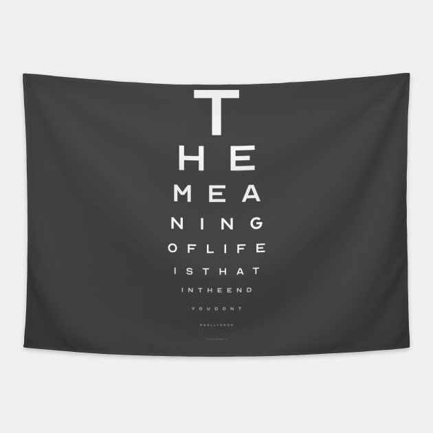 The Meaning of Life Tapestry by ikado