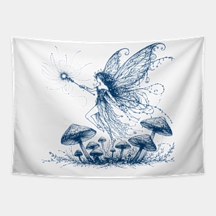 magic mushroom, shroom mushroom, mushroom fairy, mushroom psychedelic Tapestry