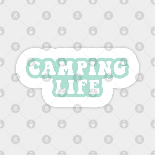 Camping Life Magnet by CityNoir