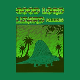 Good Lord Lizard: Paleozoic - Retro Dimetro Swamp T-Shirt