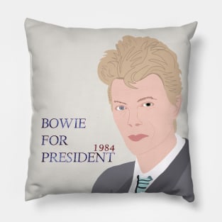 Bowie for president Pillow