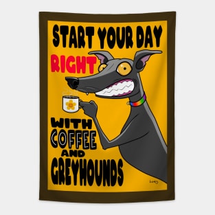 Coffee & Greyhounds Tapestry