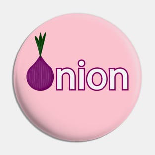 Onion Fun Typography Design Pin