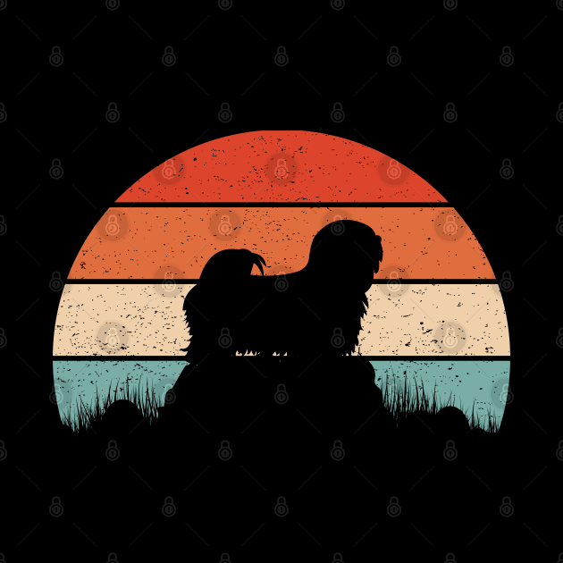 Lhasa Apso Sunset by Tesszero