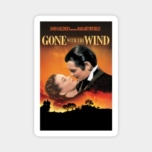 Gone With The Wind: Rhett And Scarlett Movie Poster Magnet