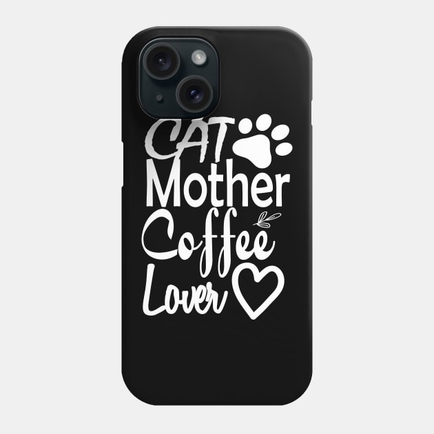 Cat Mother Coffee Lover Phone Case by Abderrahmaneelh