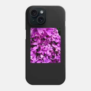 Purple Lilac Blossoms Phone Case