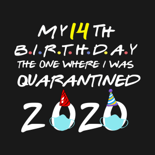 my 14th birthday the one where i was quarantined 2020 T-Shirt
