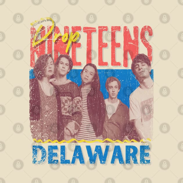 Drop Nineteens Vintage 1990 // Delaware Original Fan Design Artwork by A Design for Life