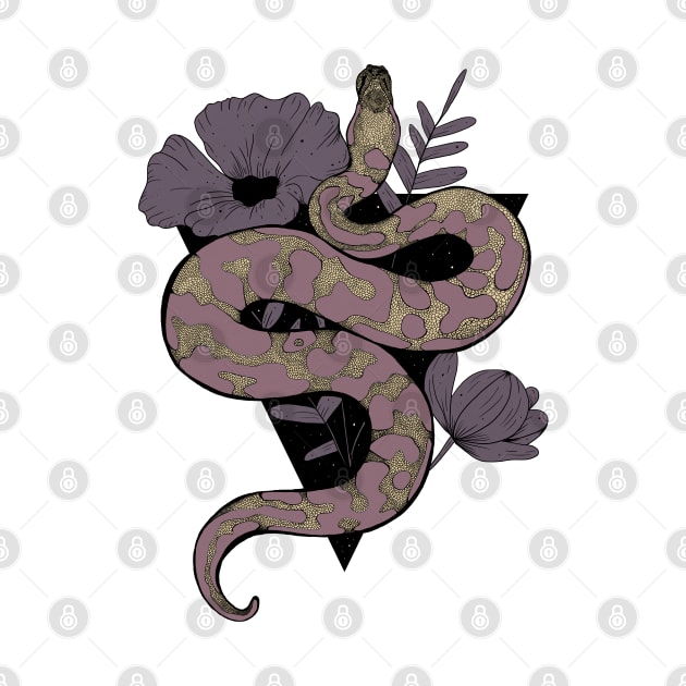 Floral snake by Jess Adams