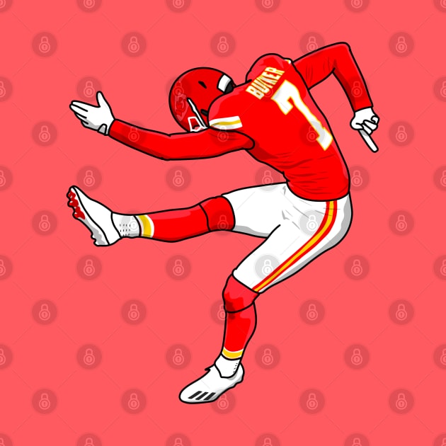 butker the football kicker by rsclvisual