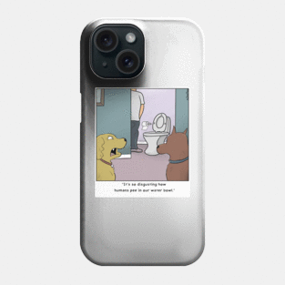 Dog Toilet Bowl Phone Case