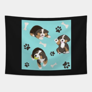 Bernese Pattern Tapestry