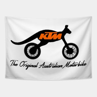 KTM Kangaroo Motorcycle Tapestry