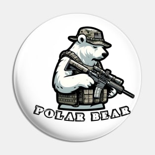 Tactical Polar Bear Pin