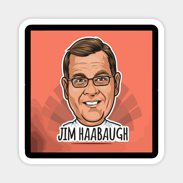 Jam Harbaurgh Michigan Coach Smile picture Magnet by Nizar clothing store 