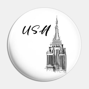 Skyscraper of New York Pin