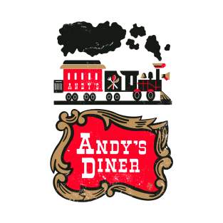 Retro Vintage Andy's Charbroil Dinner Seattle T-Shirt