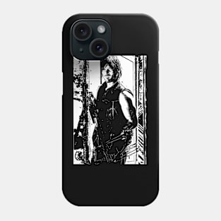 Daryl Dixon White Bright Mono Phone Case