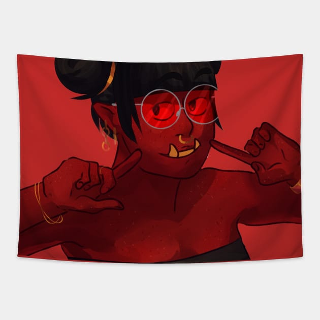 Demons Tapestry by LaSark