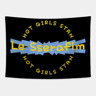 Hot Girls Stan Le Sserafim Tapestry